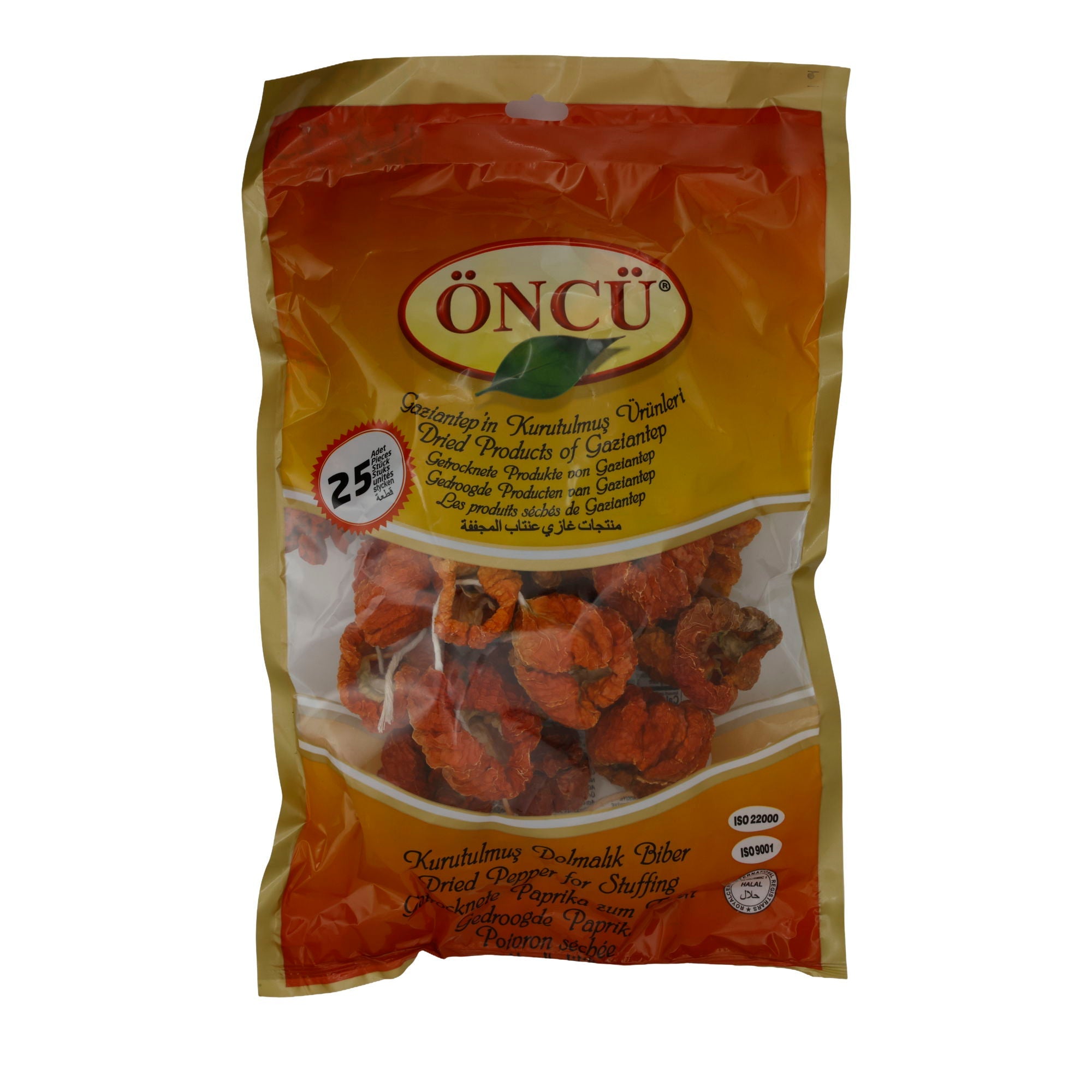 Getrocknete Paprika Öncü | 25 Stück | Für gefüllte Dolma-Gerichte ÖNCÜ